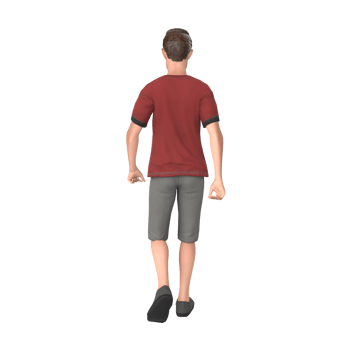 Young tall boy 3d modelling png