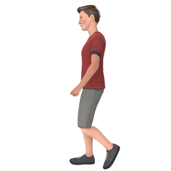 Young tall boy 3d modelling png