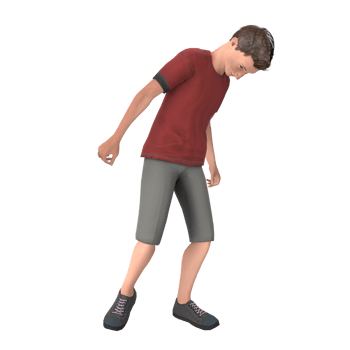 Young tall boy 3d modelling png