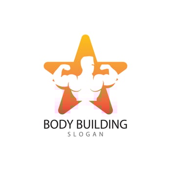 Vector object and Icons for Sport Label  Gym Badge  Fitness Logo Design