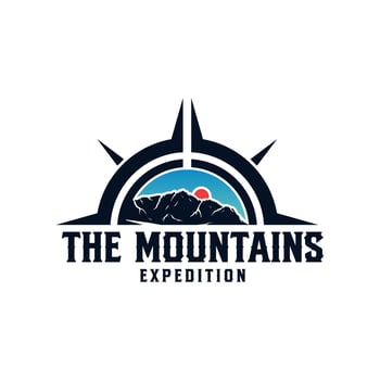 vector mountain and outdoor adventures logo