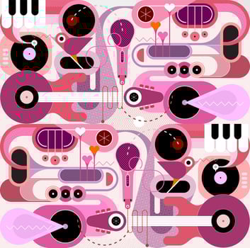Music Background vector illustration
