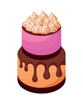 cake sweet dessert product vector