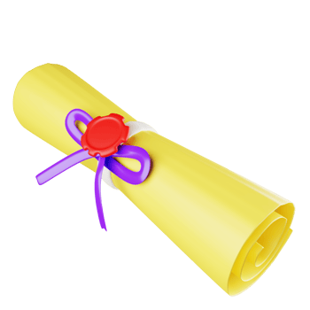 3d object scroll paper png