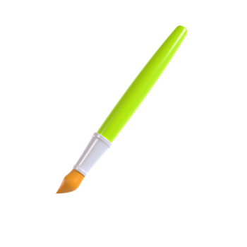 paint brush illustration rendering png