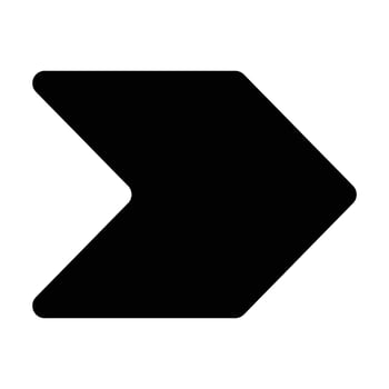 Black Arrow Right Icon vector