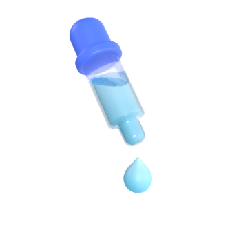 color picker 3d illustration rendering png