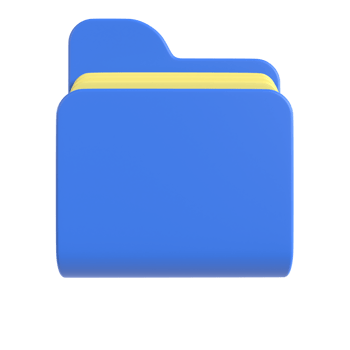 folder 3d illustration rendering png