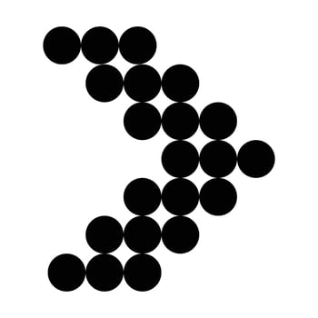 Black Arrow Right Icon vector