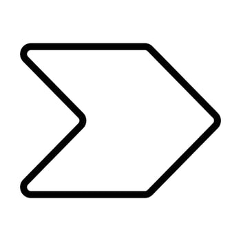 Line Arrow Right Icon vector