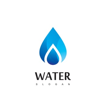 Drop Water Logo Design Vector