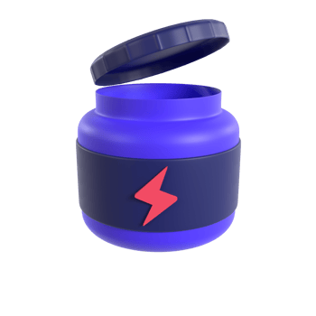 fitness suplement 3d illustration rendering png