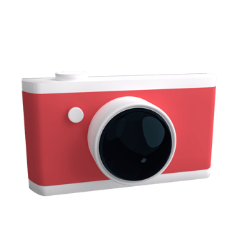camera 3d illustration rendering png