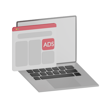 3D Isolated Ads Promotion Icon png