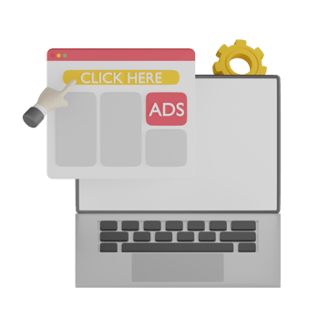 3D Isolated Ads Promotion Icon png