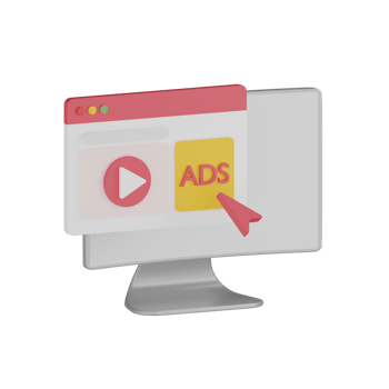 3D Isolated Ads Promotion Icon png
