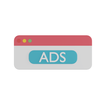 3D Isolated Ads Promotion Icon png