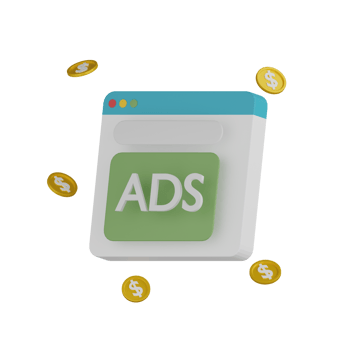3D Isolated Ads Promotion Icon png