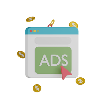 3D Isolated Ads Promotion Icon png