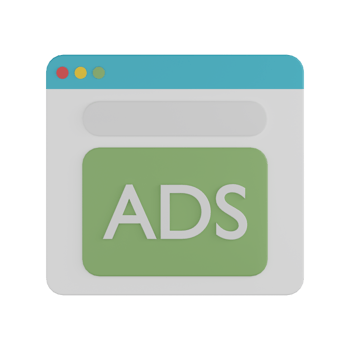 3D Isolated Ads Promotion Icon png