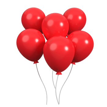 balloon 3d illustration rendering png