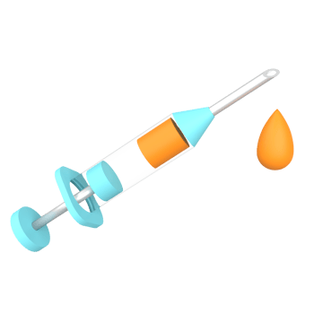 syringe 3d illustration rendering png