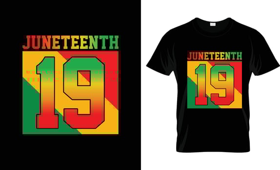 Juneteenth t-shirt design, Juneteenth t-shirt slogan and apparel design, Juneteenth typography, Juneteenth vector, Juneteenth illustration vector