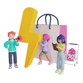 3d character modeling digital marketing ecommerce illustration png