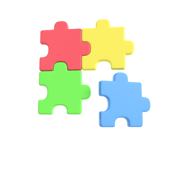 jigsaw puzzle 3d illustration rendering png