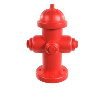 hydrant 3d illustration rendering png