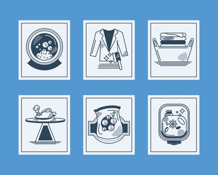 icon laundry dry cloth vector