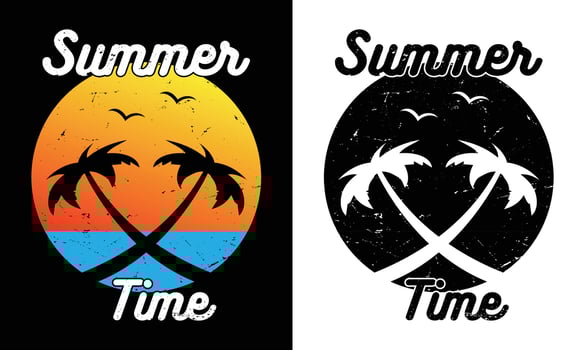 Summer Quote T shirt design vector