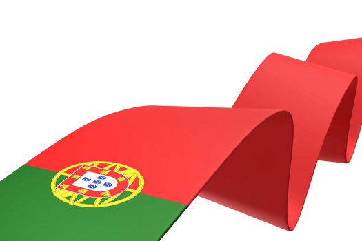 Portugal flag design national independence day banner element transparent background png