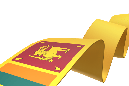 Sri Lanka flag design national independence day banner element transparent background png