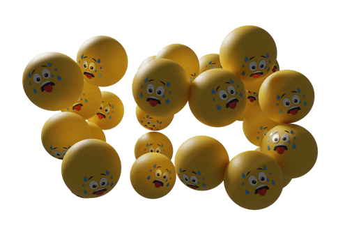 3d render Emoji illustration  of emoticon faces character. Floating Emojis or emoticons perfect for background social media post banner graphic design assets promotion and many more png