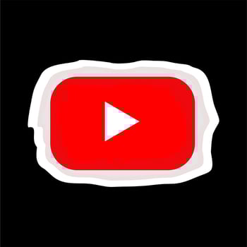 youtube logo vector, can be used for social media posts vector