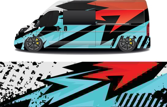 racing background vector for camper car wraps and more