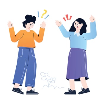 Customer assistance flat illustrative vector