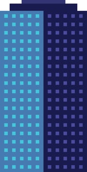 House many floors in the city. vector