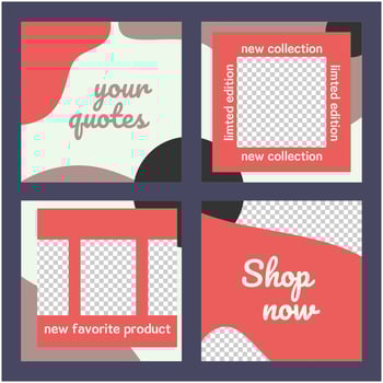 MEDIA POST TEMPLATE POST vector