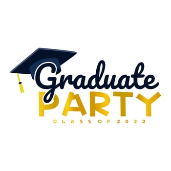 HAPPY GRADUATION BANNER AND POSTER TEMPLATE vector
