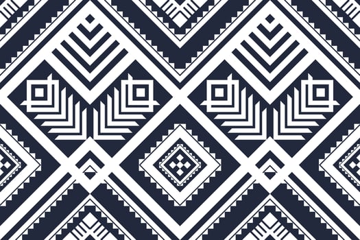 Abstract Aztec pattern art. Geometric ethnic seamless pattern in tribal. vector