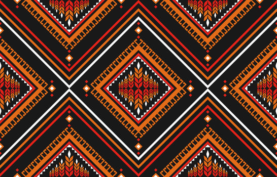 Geometric ethnic seamless pattern in tribal. American, mexican style. Aztec abstract art. vector
