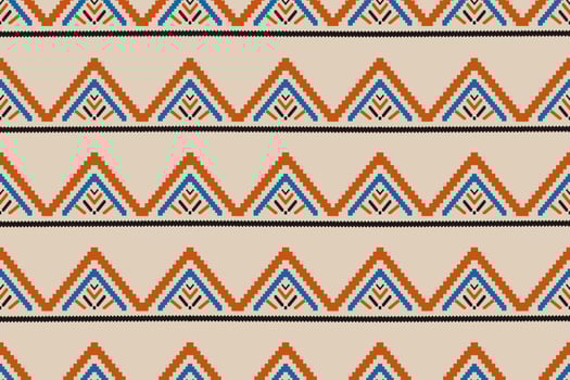 Geometric ethnic seamless pattern in tribal. American, mexican style. Aztec abstract art. vector