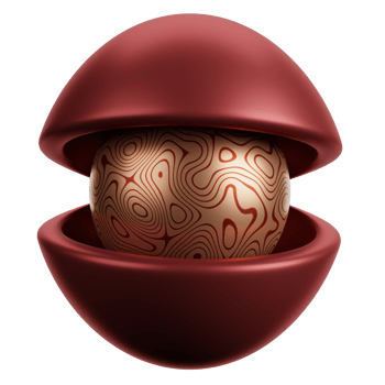 3d Abstract Shape Illustration Isolated png