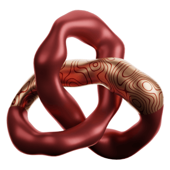 3d Abstract Shape Illustration Isolated png