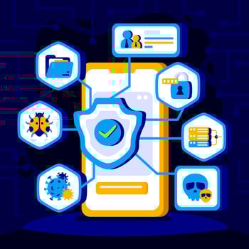 Cyber Security Awareness Concept vector