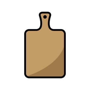 cutting board icon vector design template