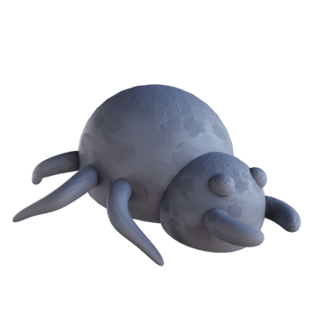 3d illustration cute spider png