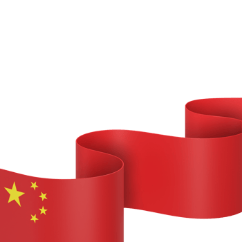 China flag design national independence day banner element transparent background png